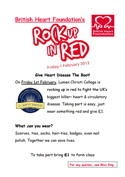 Rock up in Red February 2013